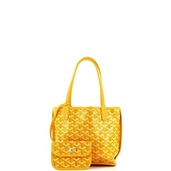 Goyard Anjou Reversible Tote Coated Canvas Mini Yellow - Picture 2 of 7